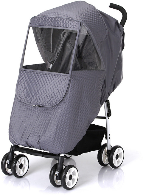 에어보스 올인원 방한 유모차커버, GRAY, 1개