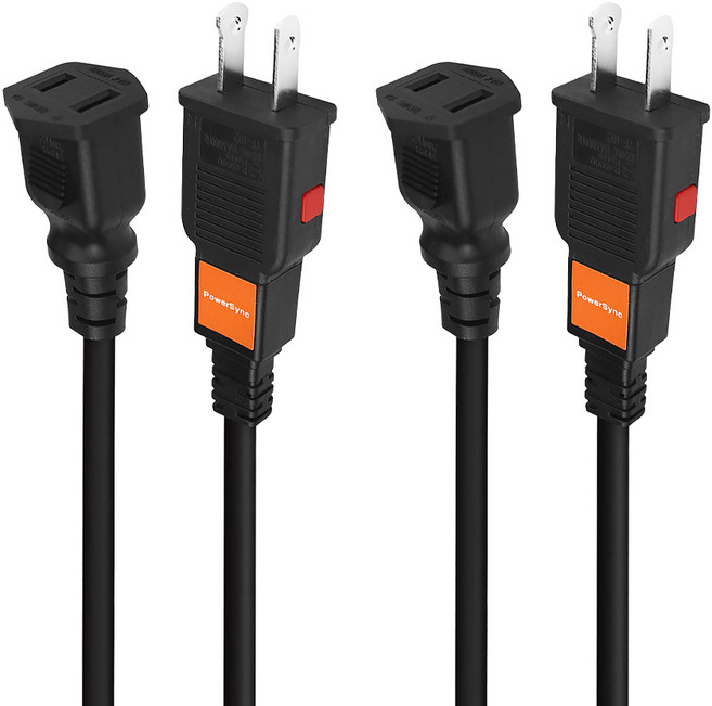 PowerSync 群加 過載斷電中繼線 2P TZ1V0027, 黑色, 2條, 2.7m