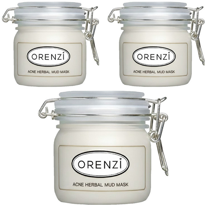 ORENZI 歐倫琪 草本粉刺泥膜, 3罐, 1件