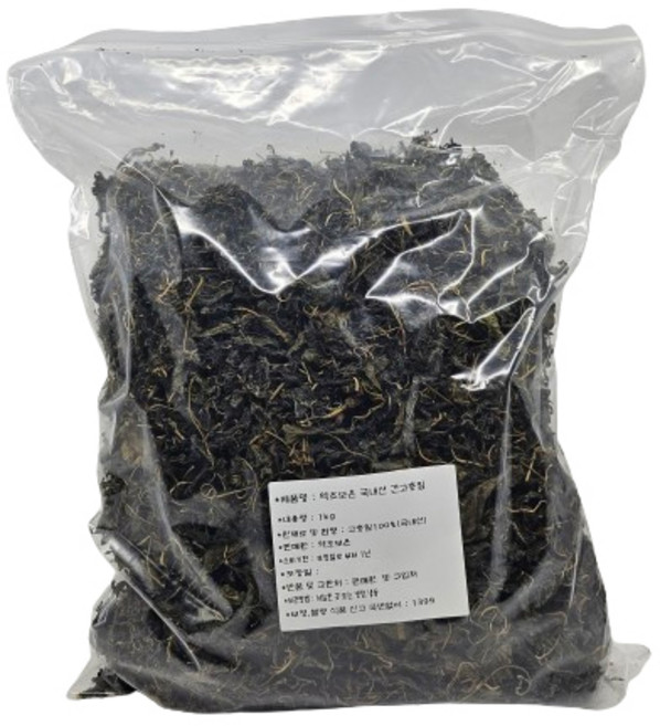 약초보은 건고춧잎, 1kg, 1개