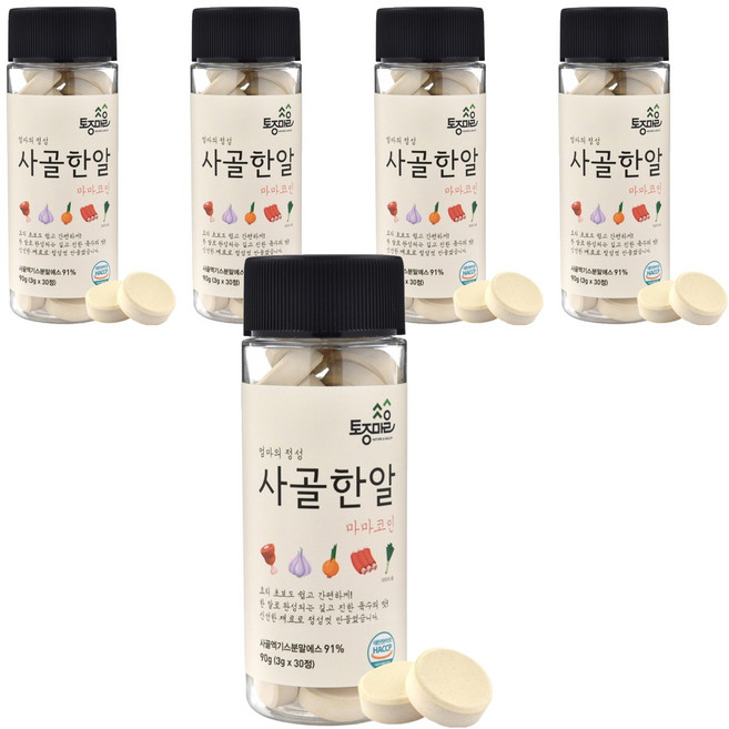 Tojongherb MAMACOIN 牛骨高湯錠 30入, 90g, 5個