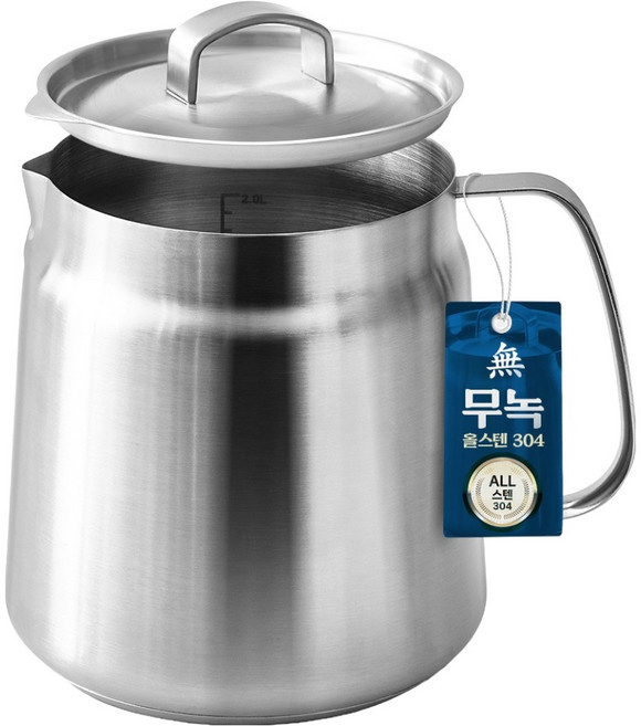 르메이드 올스텐 304 멀티 인덕션 냄비 케틀팟, 2L, 1개