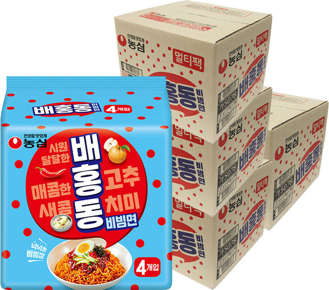 배홍동 비빔면 137g, 128개