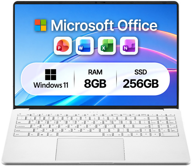 베이직스 2024 베이직북 16 인텔 N95 UHD, White, BB1624FW-S, 256GB, 8GB, WIN11 Home
