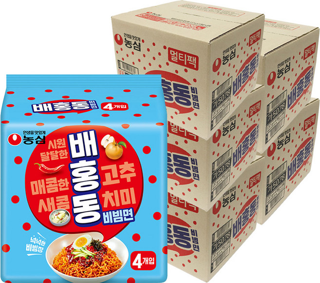 배홍동 비빔면 137g, 160개