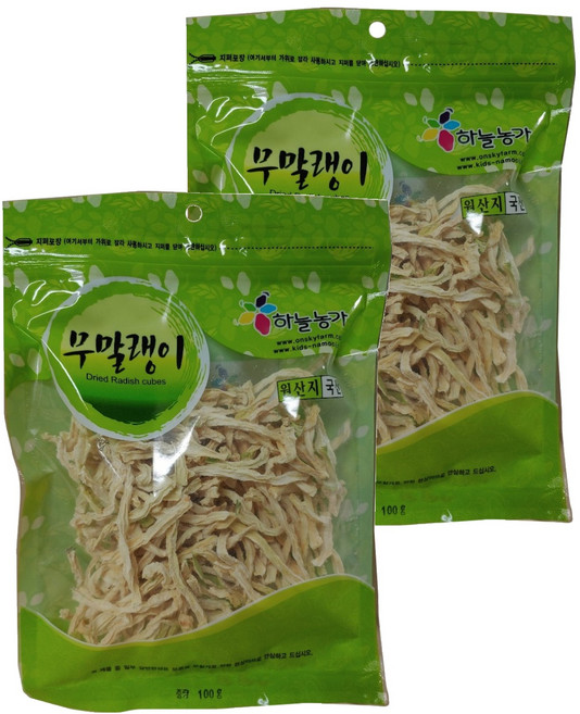 나물이야기 국산 무말랭이, 100g, 2개