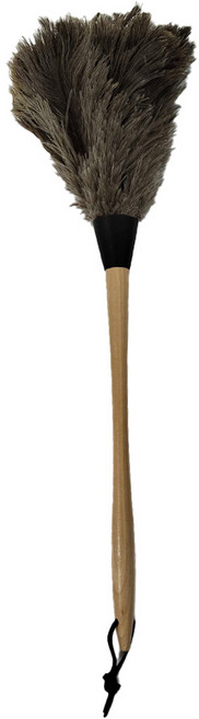 SHIMOYAMA 日式復古風木質長柄鴕鳥毛除塵撢, 1支, 木色