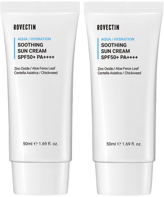 로벡틴 아쿠아 수분 선크림 SPF50+ PA++++, 2개, 50ml