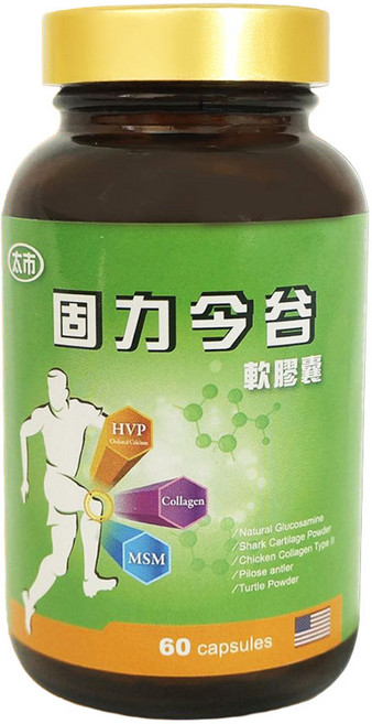 太市生物 固力今谷軟膠曩, 500mg, 60顆, 1盒