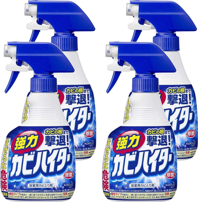 Kao 花王 Haiter 衛浴防霉清潔噴霧, 400ml, 4瓶