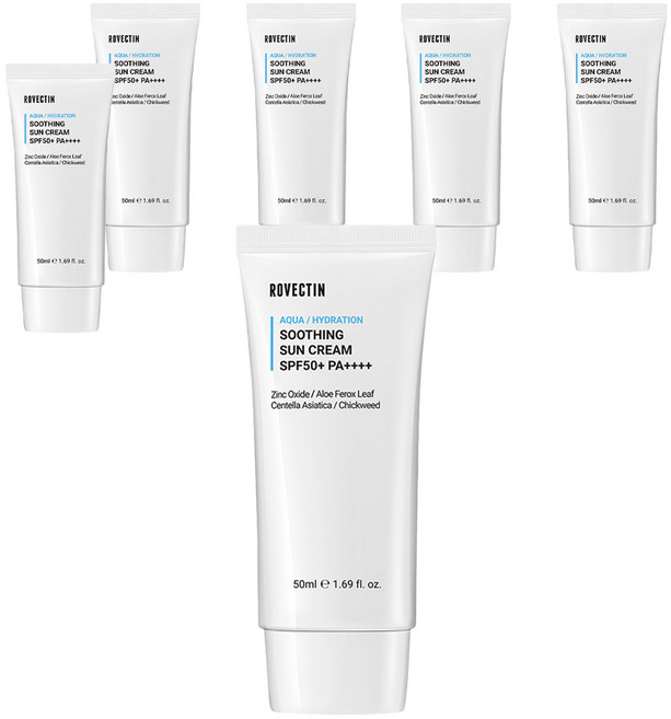 로벡틴 아쿠아 수분 선크림 SPF50+ PA++++, 50ml, 6개