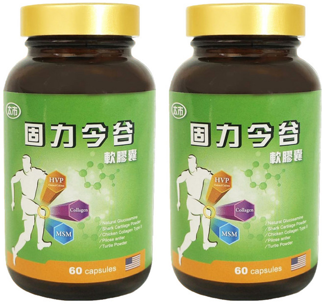 太市生物 固力今谷軟膠曩, 500mg, 60顆, 2盒