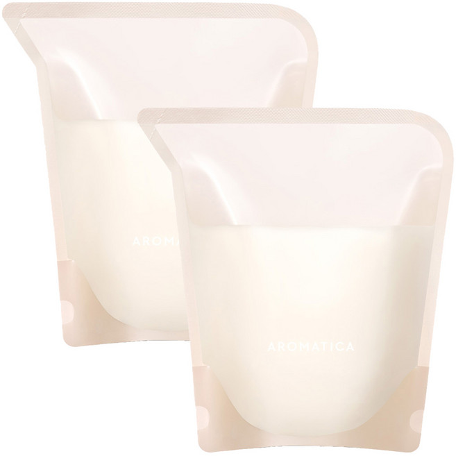 아로마티카 헤어 씨크닝 컨디셔너 리필 로즈마리, 500ml, 2개