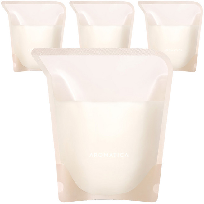 아로마티카 헤어 씨크닝 컨디셔너 리필 로즈마리, 500ml, 4개