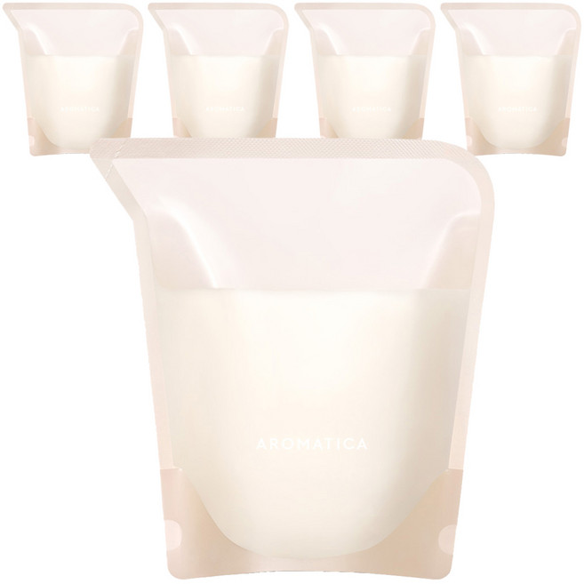 아로마티카 헤어 씨크닝 컨디셔너 리필 로즈마리, 500ml, 5개