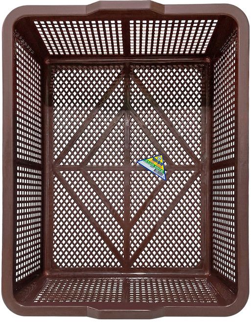 CHUANG YING 創贏 650平籃 餐飲專用, 棕色, 1個