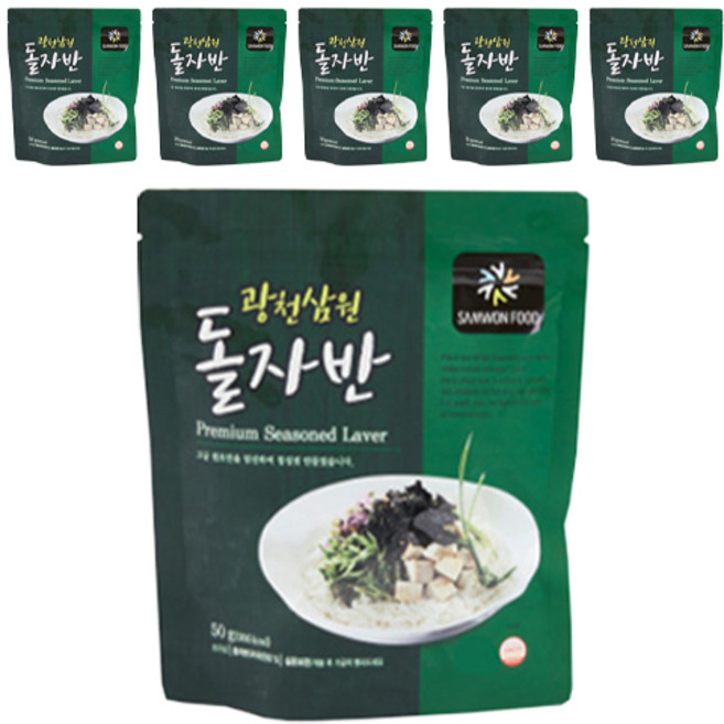 삼원 광천 돌자반 2p, 50g, 6개