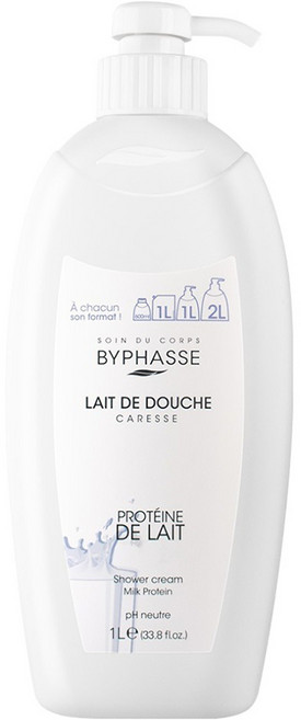 BYPHASSE 牛奶蛋白沐浴乳, 1L, 1瓶