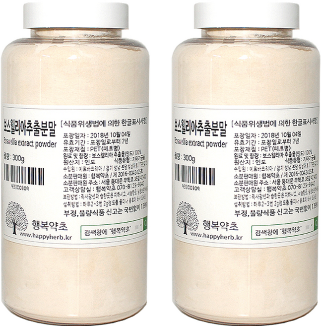 행복약초 보스웰리아 추출분말, 300g, 2개