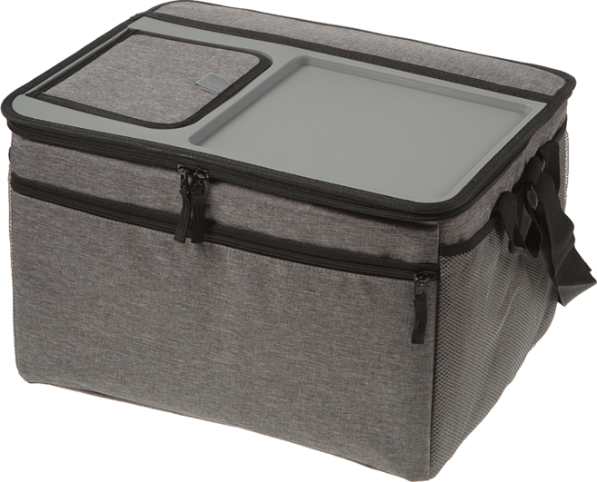 코멧 아웃도어 접이식 테이블탑 다용도 쿨러백, 그레이, 30L