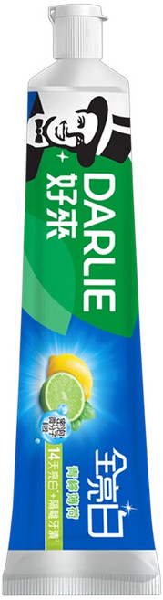 DARLIE 好來 全亮白青檸薄荷牙膏, 140g, 1條