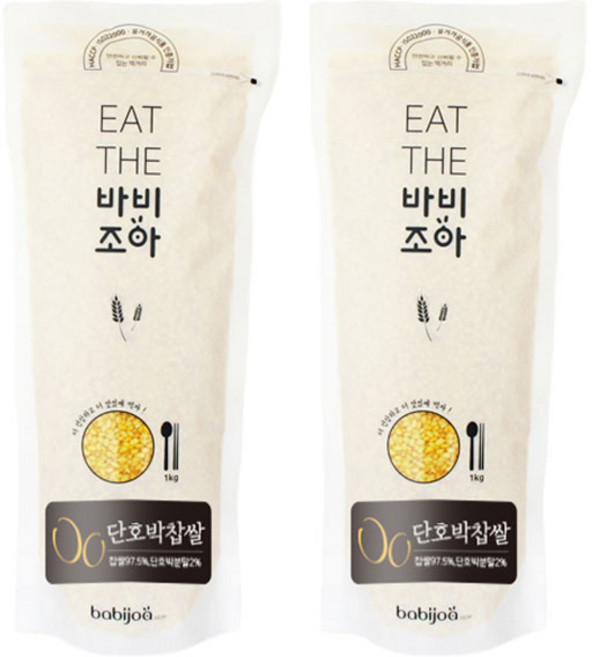 단호박찹쌀 국내산, 1kg, 2개