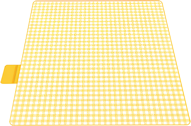 재미존 접이식 휴대용 피크닉 돗자리, 혼합색상