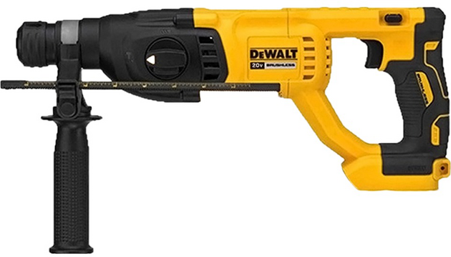 DEWALT 得偉 20V MAX 18V 無碳刷四溝三用電鎚鑽 DCH133P2, 1個