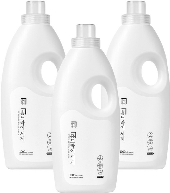 살림백서 홈드라이 세제 본품, 1L, 3개