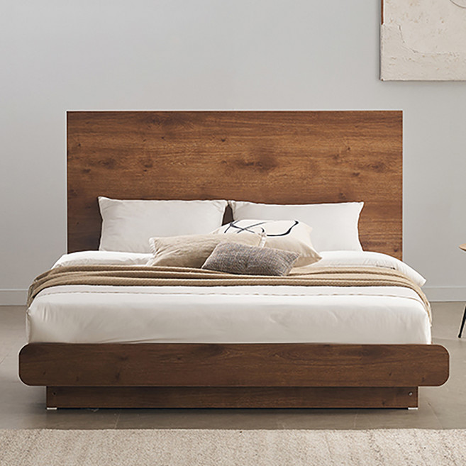 잉글랜더 SAF 모아 평상형 침대 프레임 단품 방문설치, 프렌치월넛