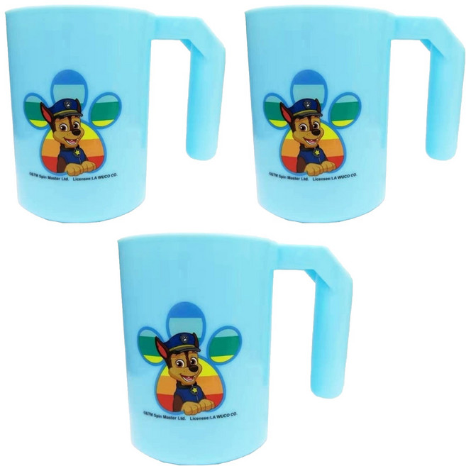 PAW PATROL 汪汪隊立大功 牙刷杯, 藍色, 3個