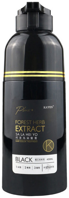 KA'FEN 卡氛 Plus+ 何首烏染髮膏, 曜石純粹黑, 1件