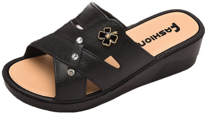 Picaso 여성용 발편한 네잎클로버 슬리퍼