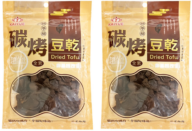 凱岳 頭等艙 全素碳烤風味豆乾, 300g, 2包