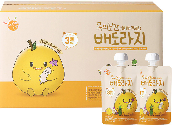 아람농장 목의보감 배도라지즙, 3L, 1개