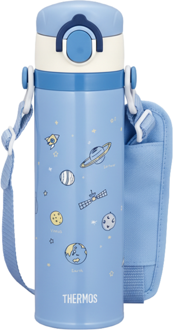 THERMOS 膳魔師 不鏽鋼彈蓋式保冷保溫杯 JOI-501-SAX, 1個, 薩克斯藍, 500ml