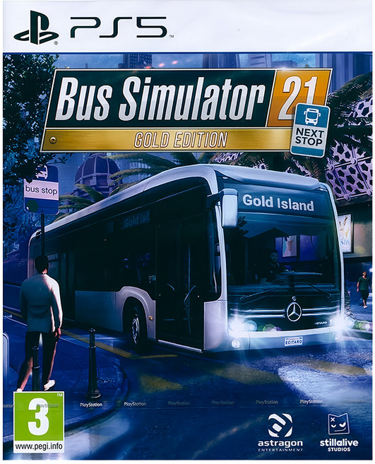 PlayStation 模擬巴士 21 下一站 黃金版 中英日文歐版 Bus Simulator 21: Next Stop - Gold Edition, 1片