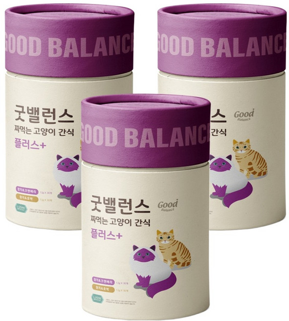 굿밸런스 고양이 짜먹는 간식 플러스, 혼합맛(참치/크랜베리) + 혼합맛(참치/호박), 12g, 180개