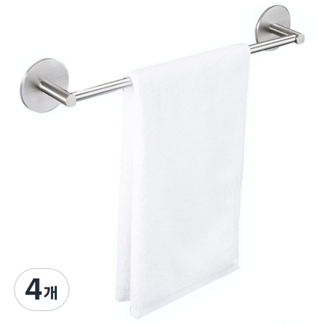 3m 원형 스텐 수건걸이, 4개