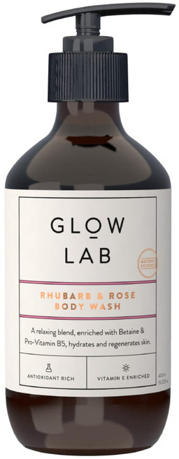 GLOW LAB 植物精油沐浴露 大黃玫瑰-2511, 1瓶, 900ml