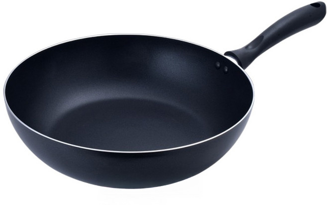MiyAco 米雅可 黑晶導磁 不沾深型平底鍋 無蓋 MY-B05P240, 24cm, 1個