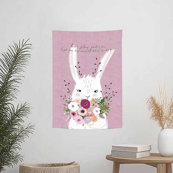 상상후 패브릭포스터, 피카부애니멀 래빗