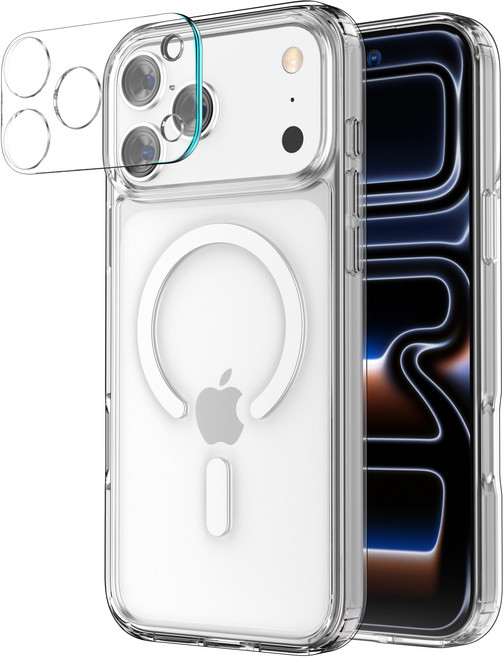 케이맥스 맥세이프 클리어핏 케이스 + 카메라필름 세트