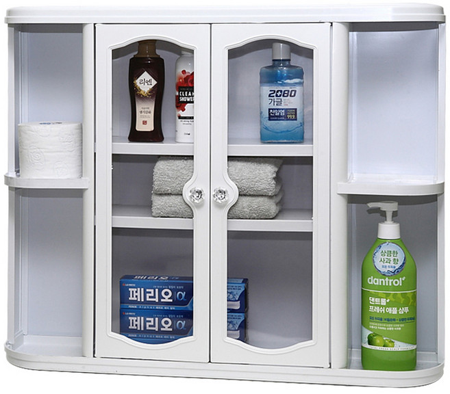 월드 다용도 욕실장 특대형 019, 화이트, 1개