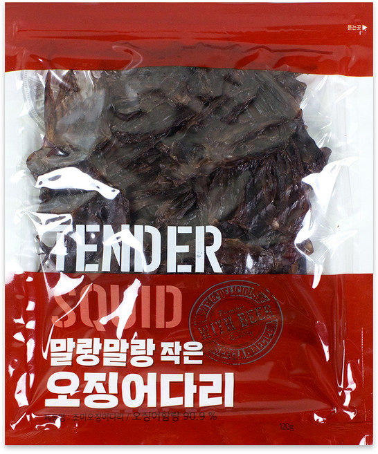 리프레쉬 왕철판 구운 꼬마 오징어 다리, 120g, 1개