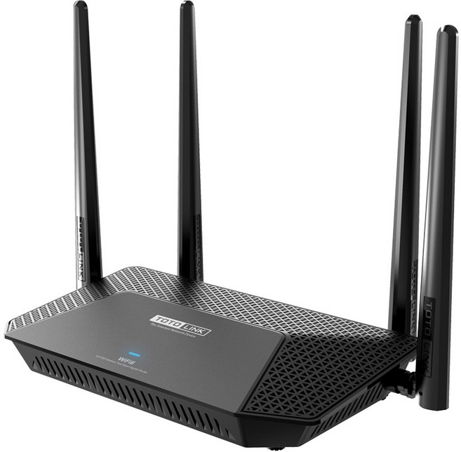 TOTOLINK AX1500 WiFi 6 Giga無線路由器 超級旋轉天線X4, X2000R, 1個