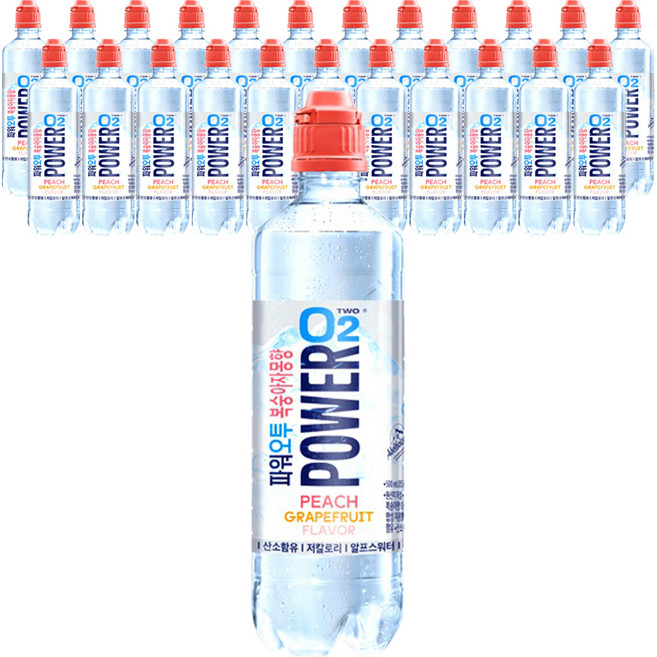 파워오투 복숭아자몽향, 500ml, 24개