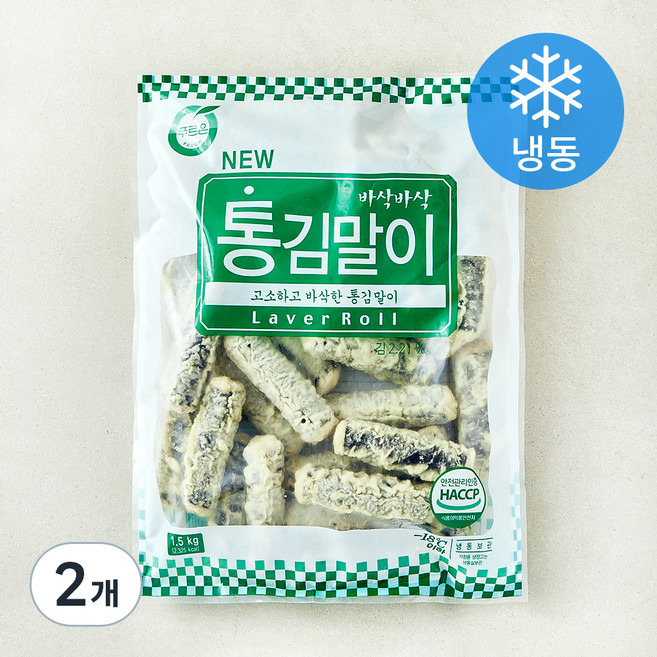 푸르온 통김말이 (냉동), 1.5kg, 2개
