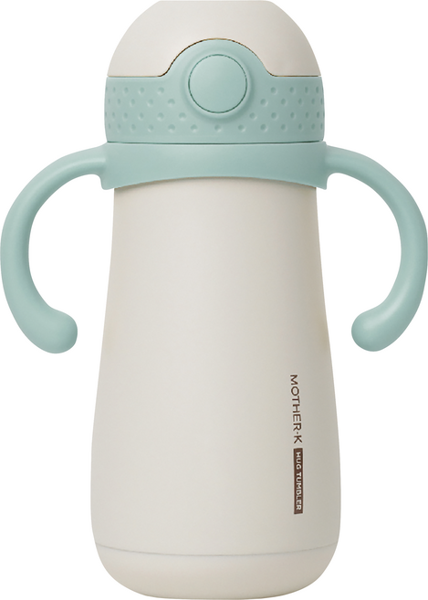 MOTHER-K Hug 防逆流不鏽鋼保溫杯 260g, 冰綠, 350ml, 1個