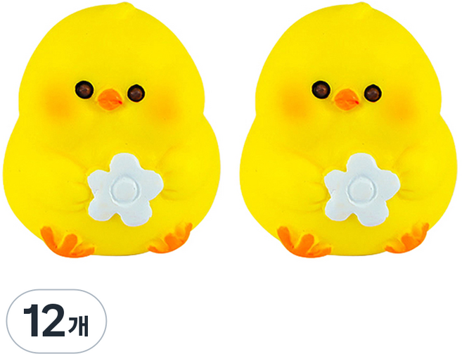 Laventia 可愛小雞裝飾品 類型1, 12個